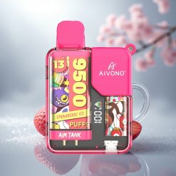 Aivono Aim Tank 9500 Çiyələk Buzu 650mAh 18ml