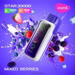 Vozol Vape Near Me qarışıq giləmeyvə P4P0414 VOZOL STAR 20000