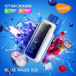 Vozol Vape Price mavi razz buz P4P044 VOZOL STAR 20000